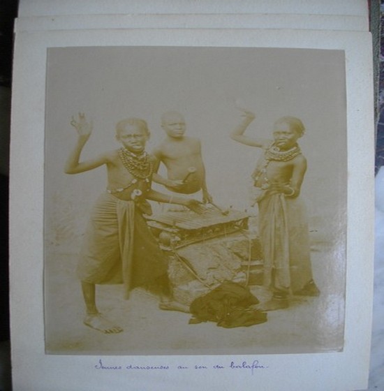 album photos  souvenir de voyage au Soudan Français en 1898 PHOTOS